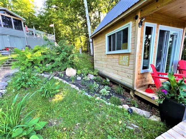 Bunkie and gardens